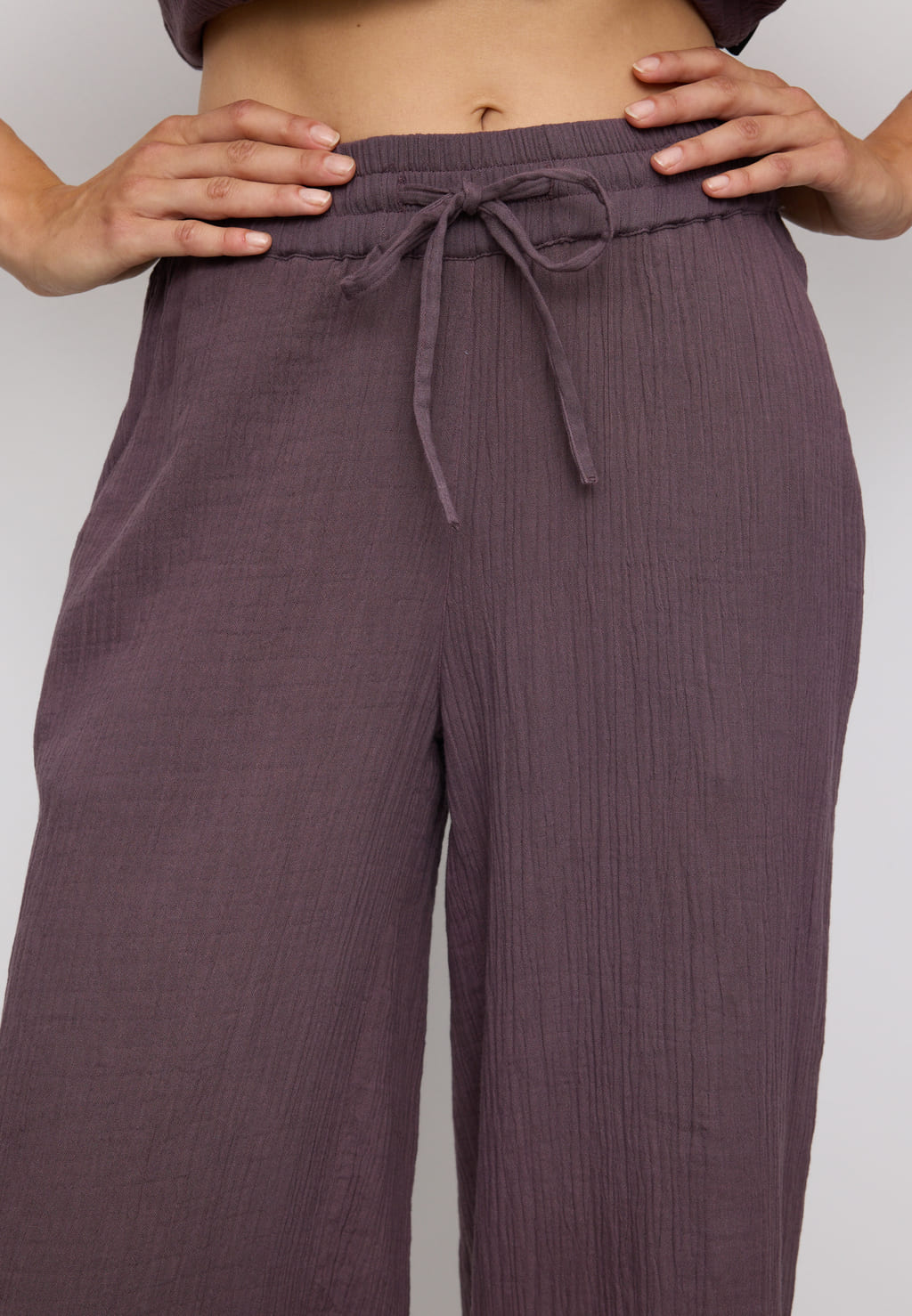 Pants CROCUS - mystic grape
