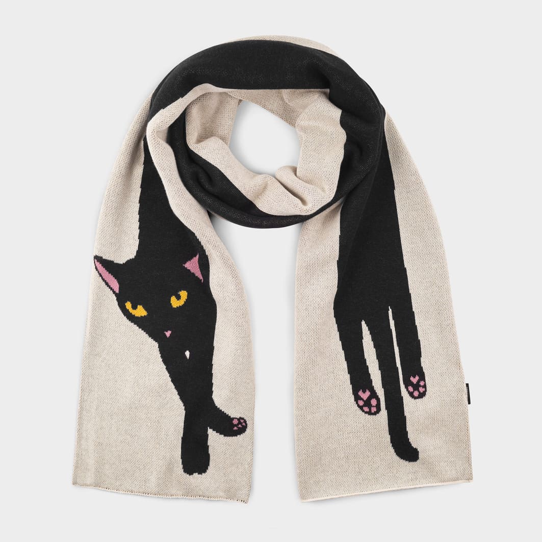 Scarf ROSSBERGA cat vanilla