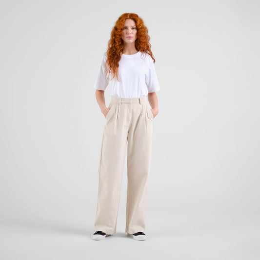 Pants VICKLEBY - corduory oat
