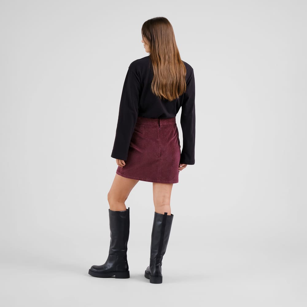 Skirt MAJORAN - corduory red