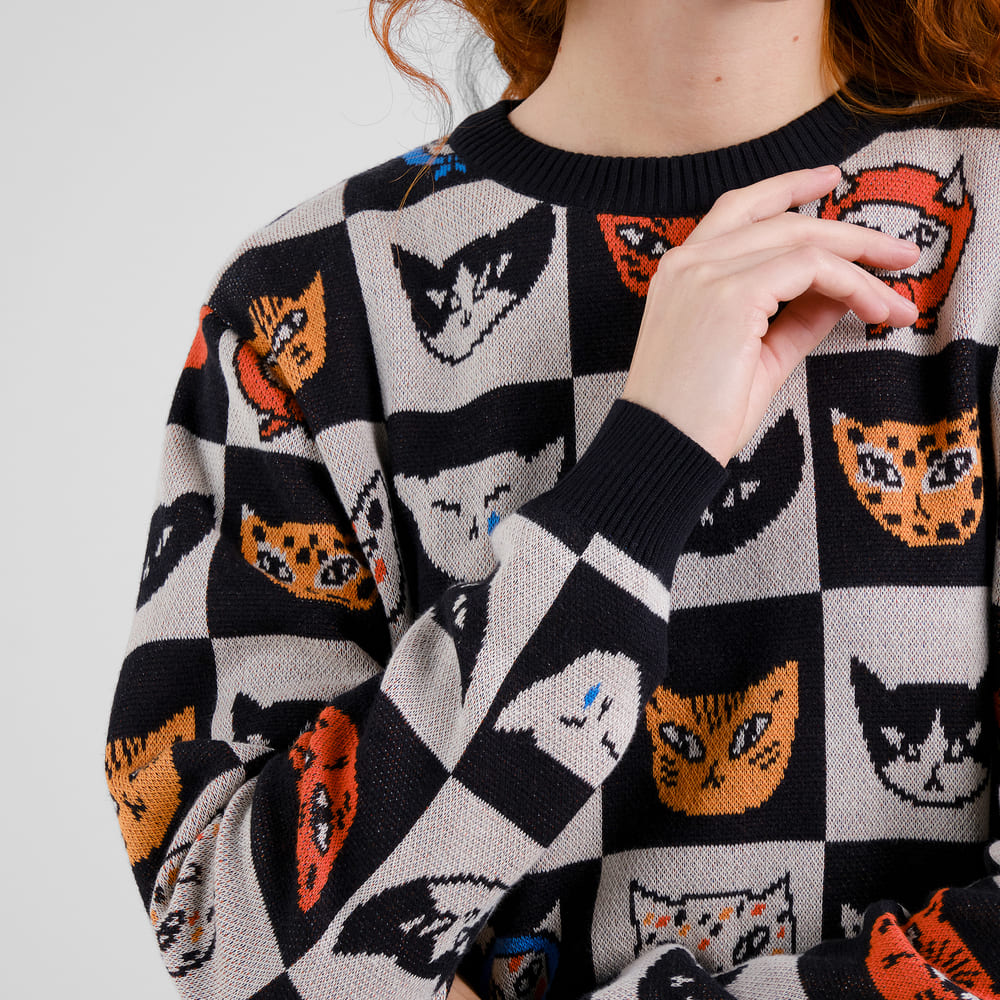 Sweater ARENDAL - cat bingo