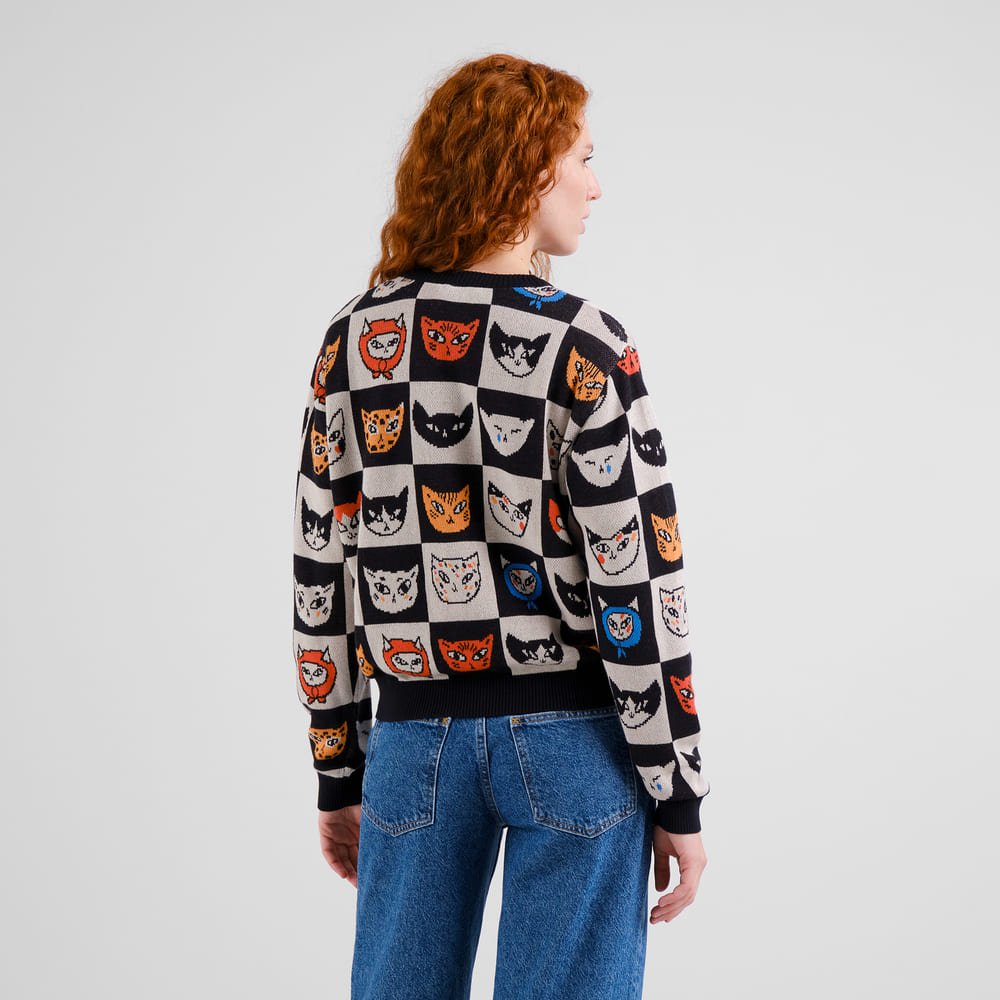 Sweater ARENDAL - cat bingo