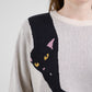 Pullover ARENDAL CAT - vanilla