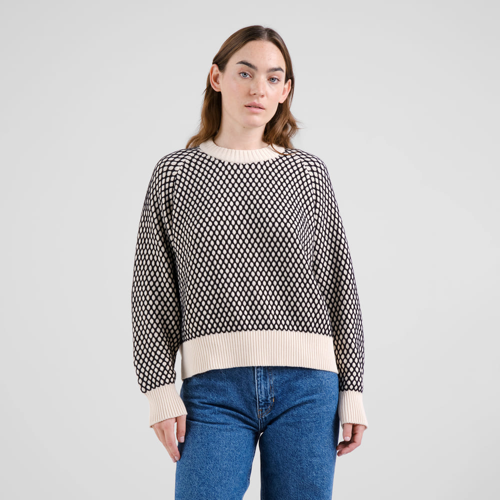 Pullover HUSIE black/vanilla