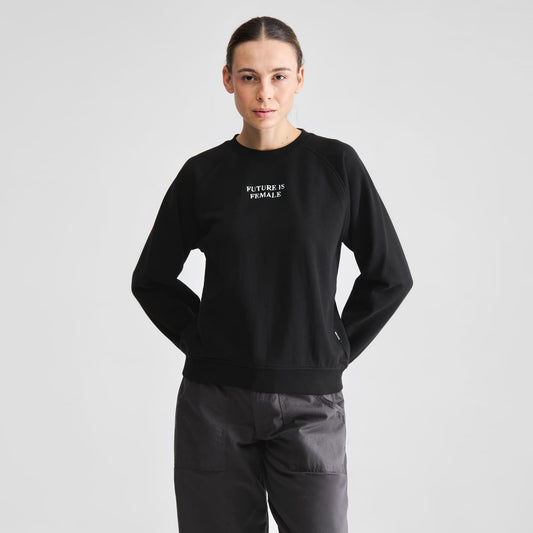 Sweatshirt YSTAD future femal - black