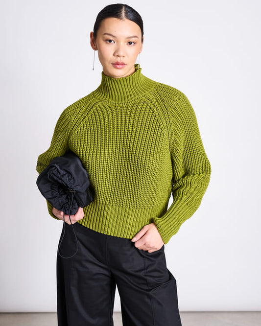 Jumper OLA - mossy pear