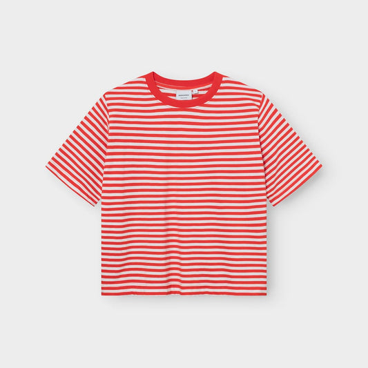 T-shirt VADSTENA  - red stripes