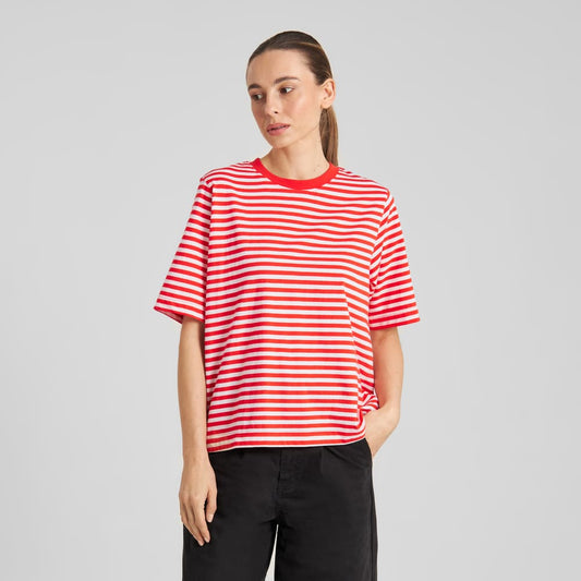 T-shirt VADSTENA - red stripes