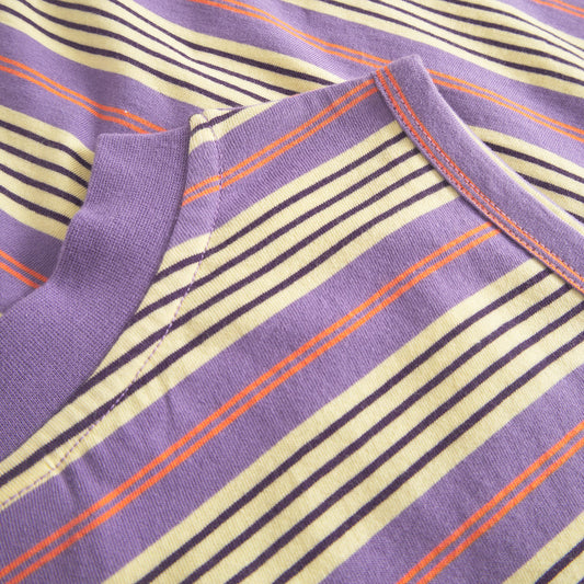 Top NAMSOS - stripes retro purple