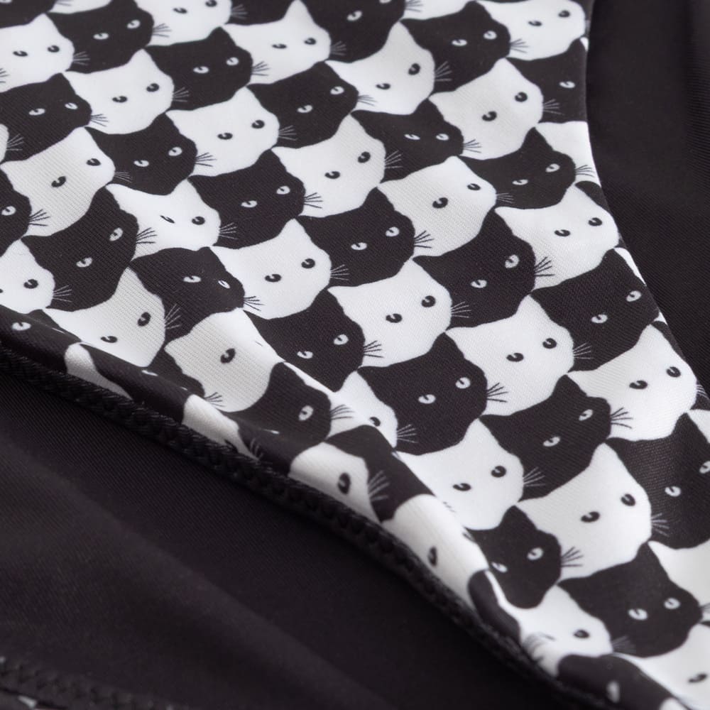 Bikini Bottoms - SANDA - cats black