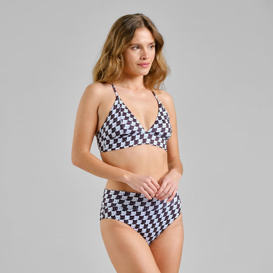 Bikini Top ALVA - cats black