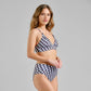 Bikini Top ALVA - cats black