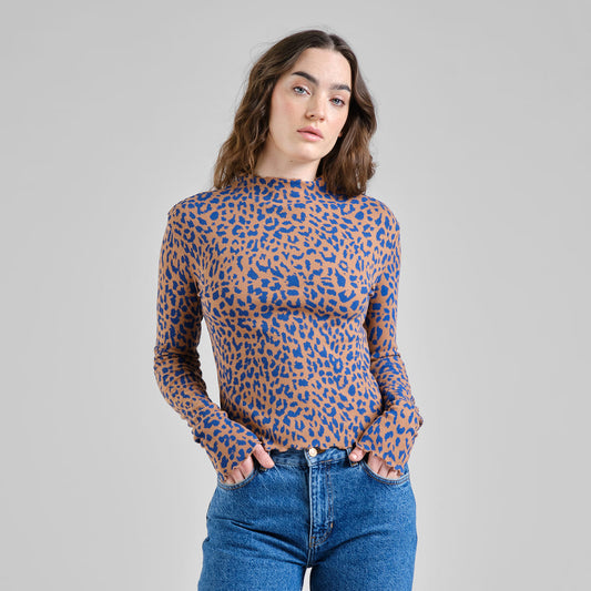 Langarmshirt RYD - leo brown