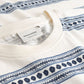 T-shirt STOCKHOLM - floral stripes blue