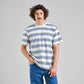 T-shirt STOCKHOLM - floral stripes blue