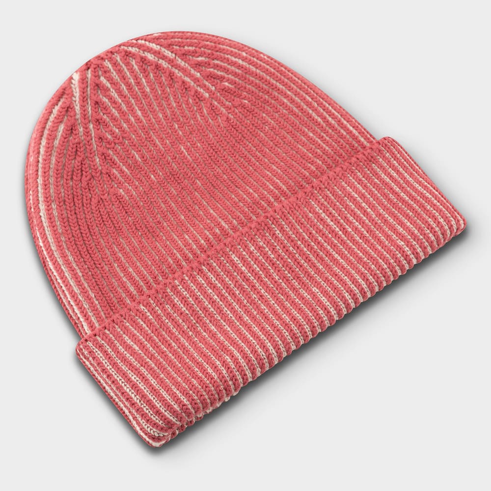 Beanie HEMAVAN brioche vanilla red