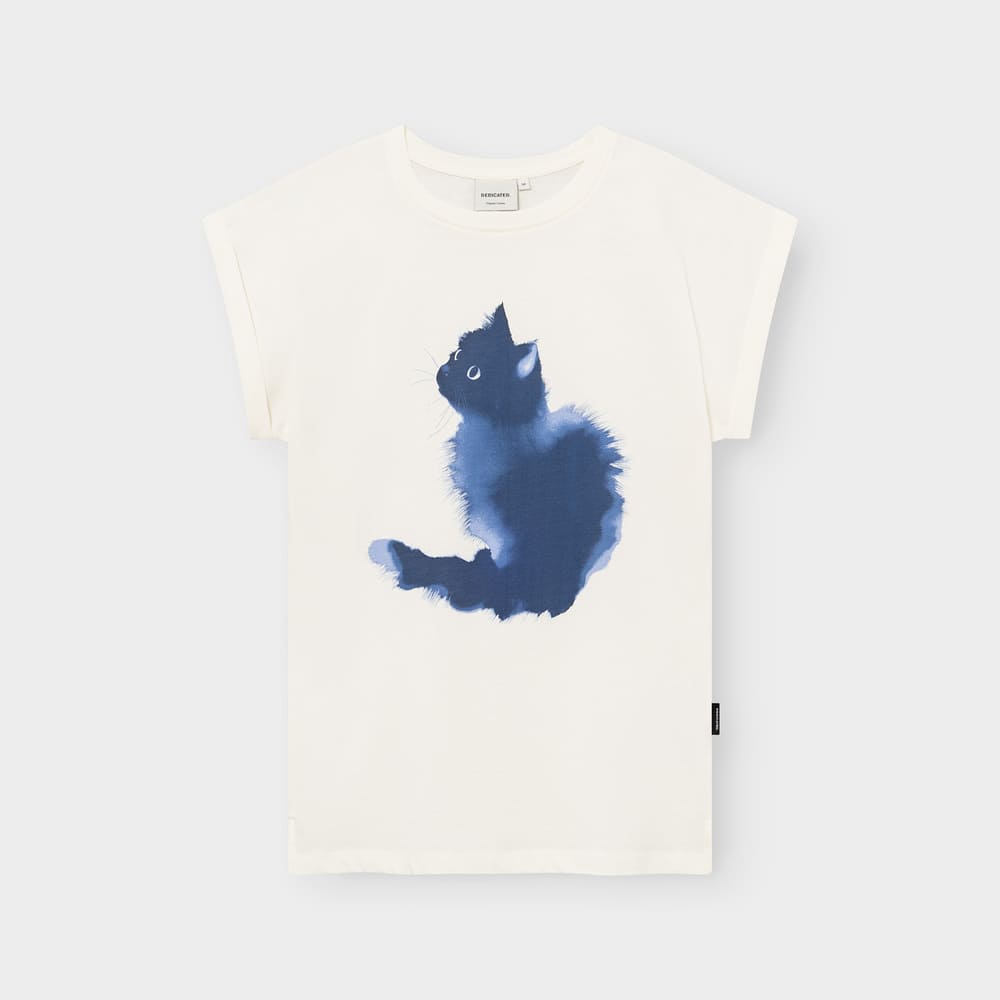 T-Shirt VISBY Water Cat- white