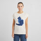 T-Shirt VISBY Water Cat- white