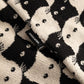Scarf ROSSBERGA cats oat white