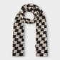 Scarf ROSSBERGA cats oat white