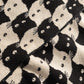 Scarf ROSSBERGA cats oat white