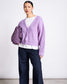 Cardigan LENA WOOLY - lavender