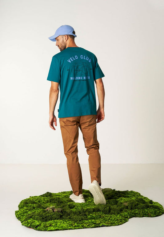 T-Shirt APOSERIS VELO CLUB - forrest green