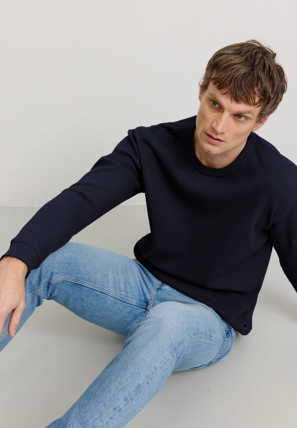 Longsleeve LARKSPUR - dark navy