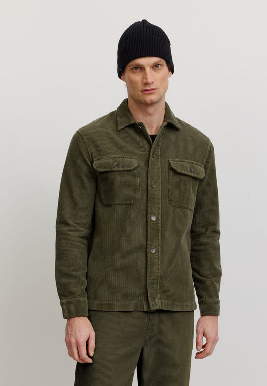 Overshirt ALBUCA - cord olive