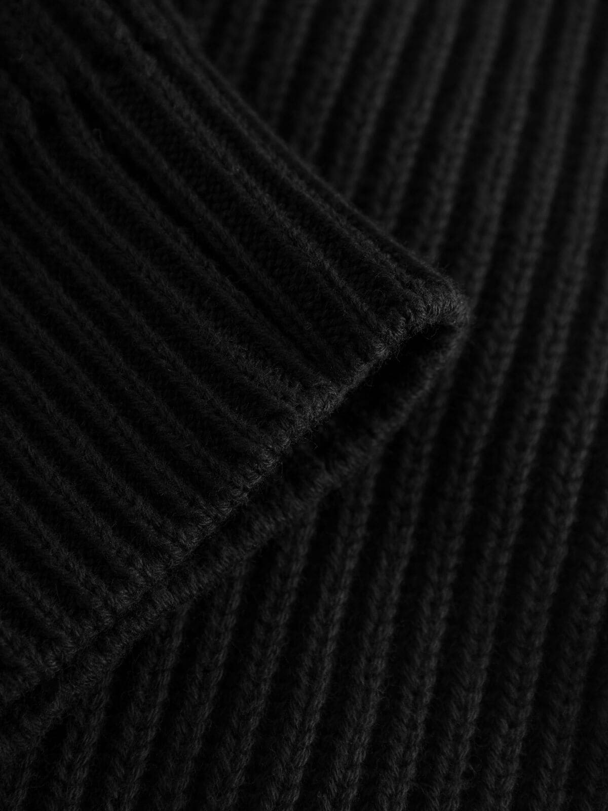 Pullover HEAVY KNIT - black
