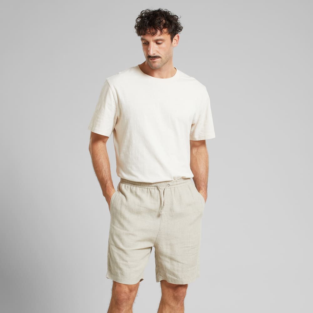 Shorts VEJLE - linen ecru