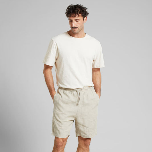Shorts VEJLE - linen ecru