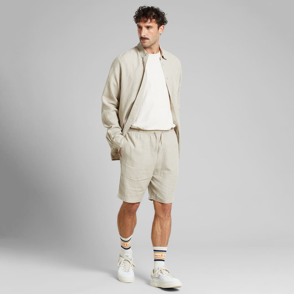Shorts VEJLE - linen ecru