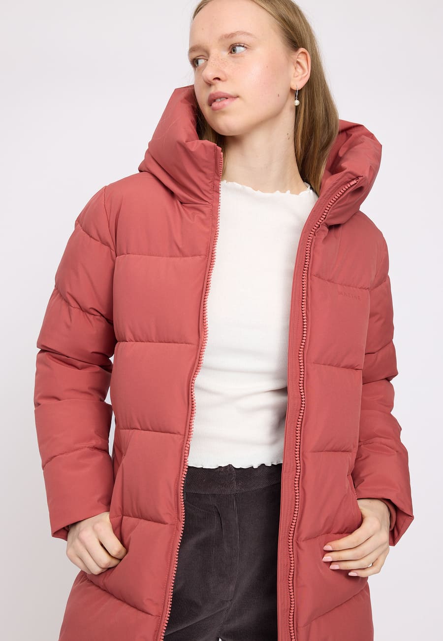 Puffer Jacket- marsala
