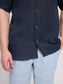 Hemd SHORTSLEEVE LINEN - ink blue