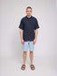 Hemd SHORTSLEEVE LINEN - ink blue