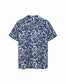 Hemd RESORT- blue indigo flowers