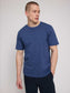 T-Shirt WOBBLY STRIPED- blue indigo-S
