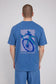 T-Shirt HEAVY BACK BIKE- blue
