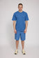 T-Shirt HEAVY BACK BIKE- blue