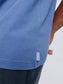 T-Shirt BACK PRINT-blue indigo