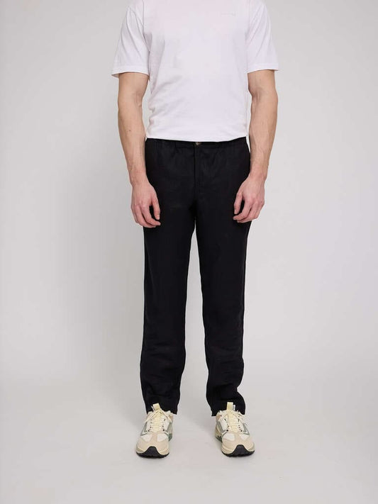 Pants LINEN - black