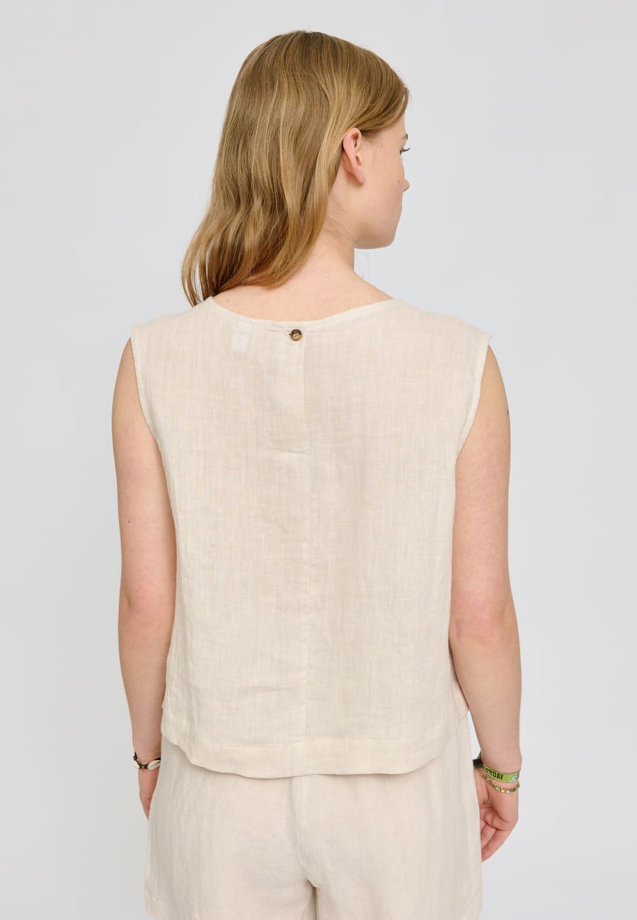 Top LINEN- moon