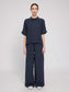 Shirt SHORT SLEEVE LINEN- ink blue