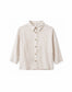 3/4Bluse LINEN - moon