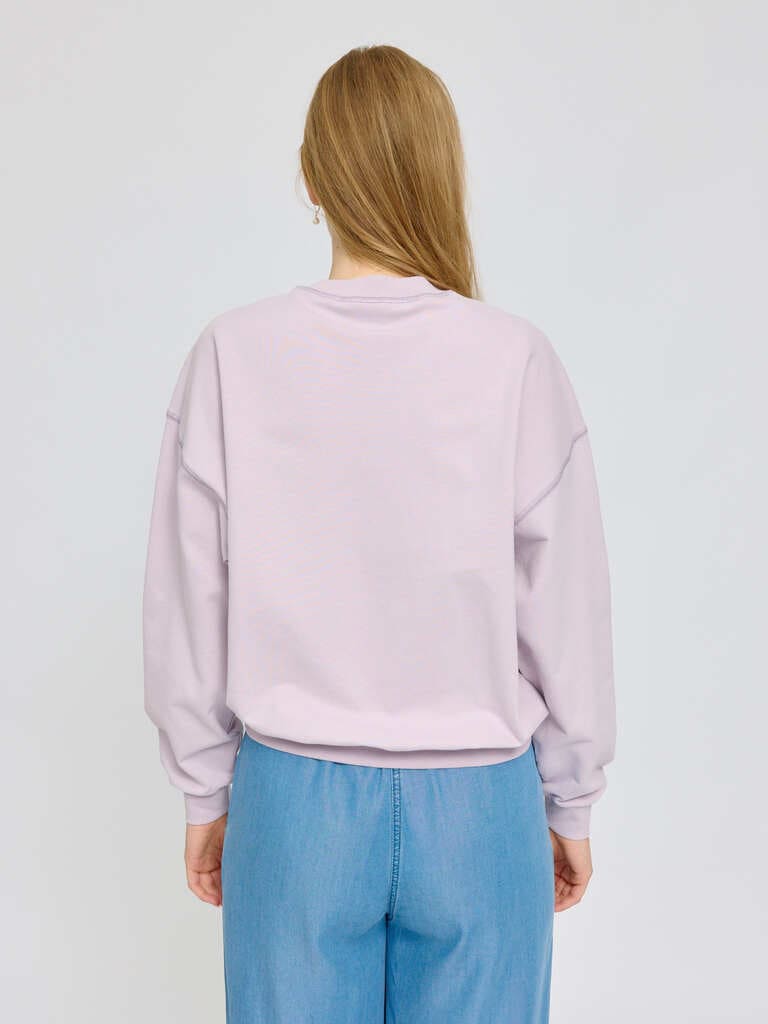 Sweatshirt BASIC- pastel lilac
