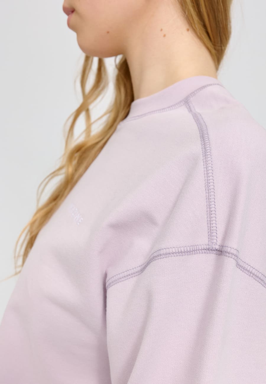 Sweatshirt BASIC- pastel lilac