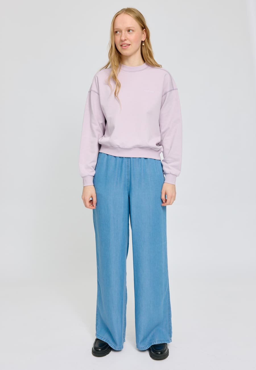 Sweatshirt BASIC- pastel lilac