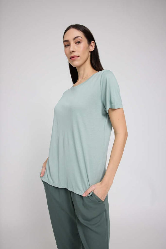 T-Shirt - pale aqua