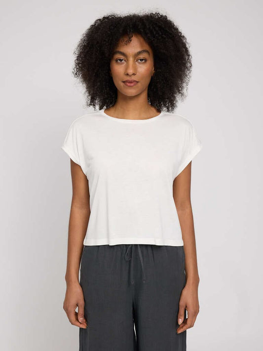 T-Shirt -CROPPED - off white